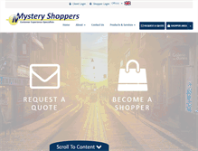 Tablet Screenshot of mystery-shoppers.co.uk